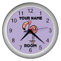 Purple Flamingo Clock JG 200.jpg